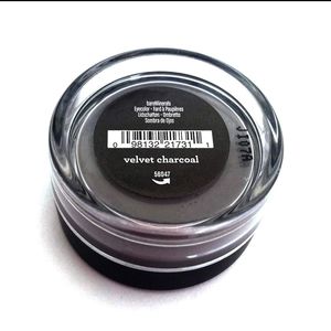 AUTHENTIC ORIGINAL BARE MINERALS VELVET CHARCOAL EYESHADOW DEEP SLATE